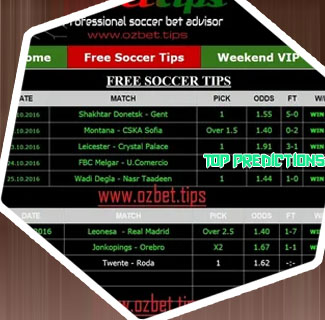 Excellent soccer predictions