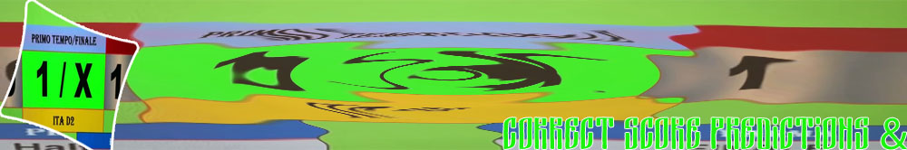 Today soccer correct score prediction